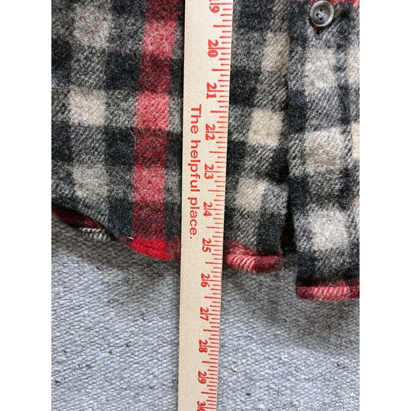 Vintage 80s woolwich wool plaid shirt small made in USA - Picture 7 of 8